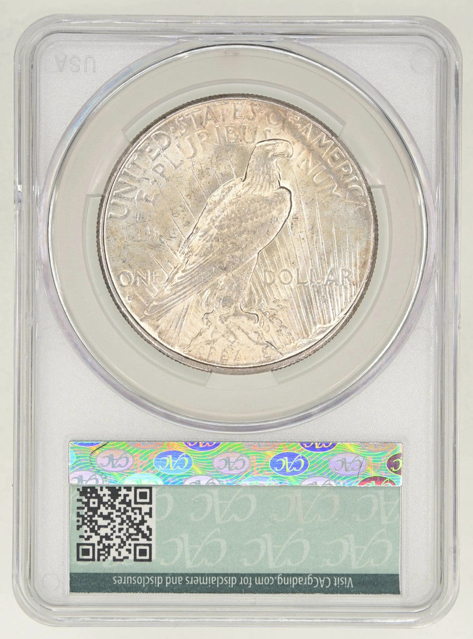 1928-S $1 Peace Dollar CAC MS63