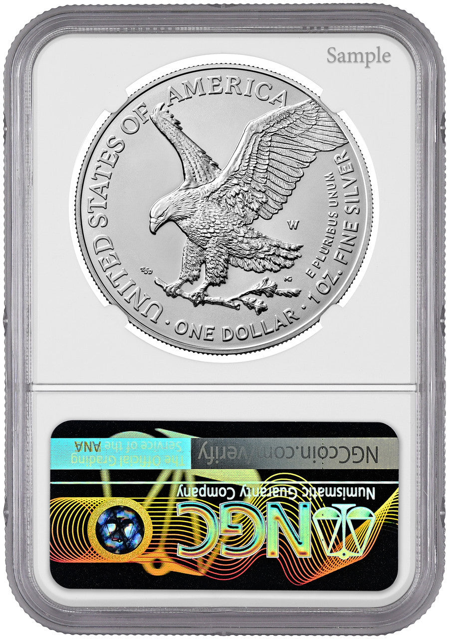 2023-W Burnished Silver Eagle Liberty First Strike PCGS MS70