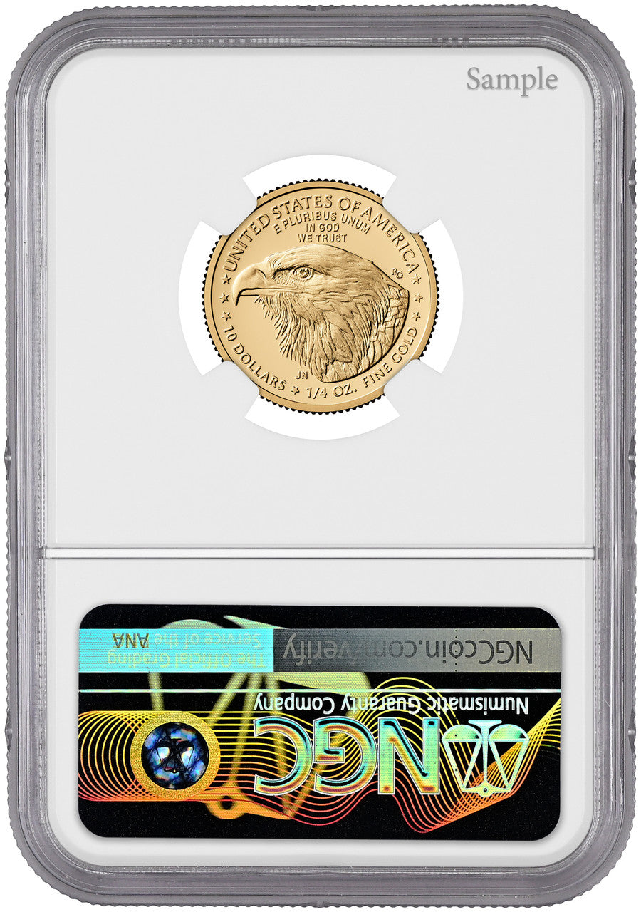 2026-W 1/4 oz Proof Gold Eagle 250 Liberty Bell AR NGC PF70 (1776-2026) Hancock