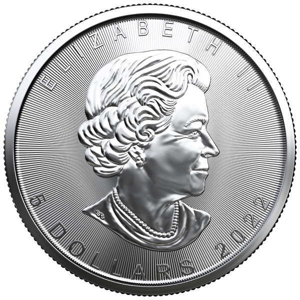 2022 1 oz Canadian Silver Maple Leaf $5 Coin .9999 Fine BU