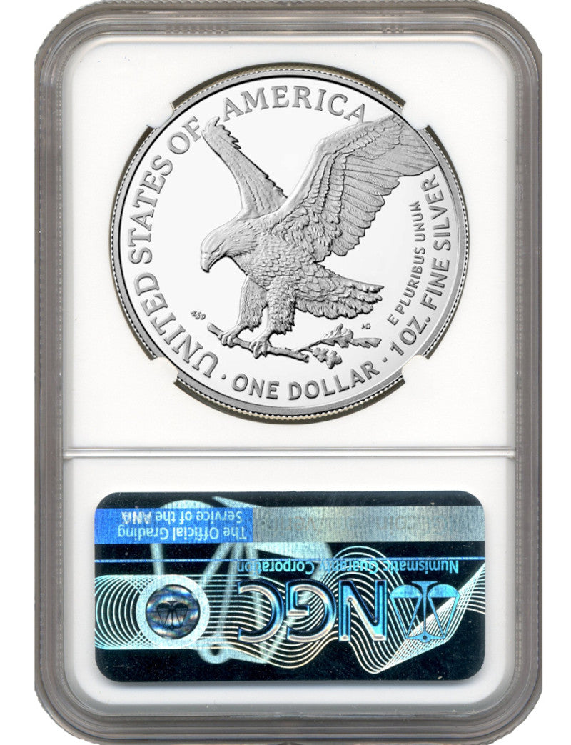 2023 Silver Eagle NGC MS70 Ron Harrigal Signed