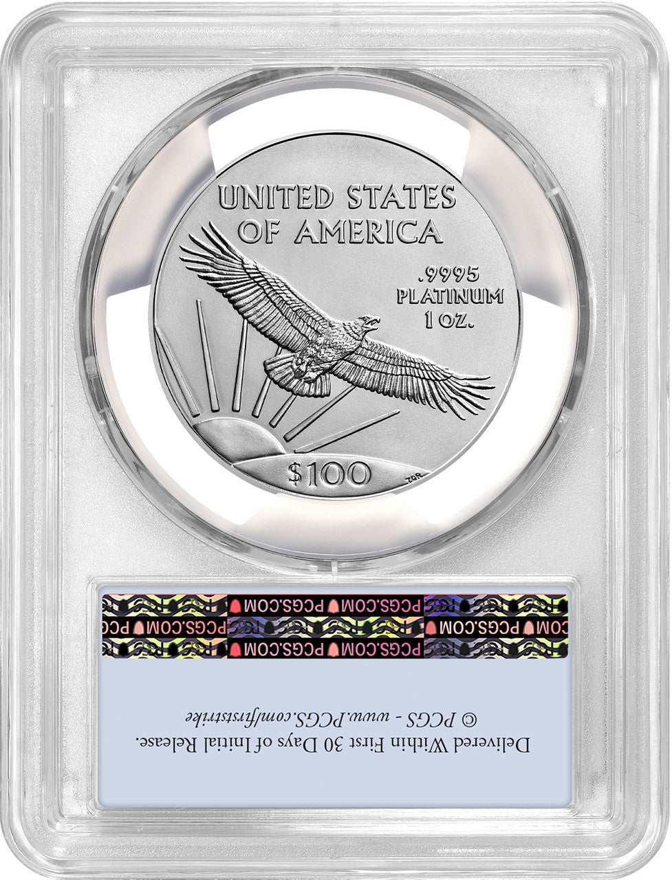 2023 $100 One-Ounce Platinum Liberty Eagle FS PCGS MS70