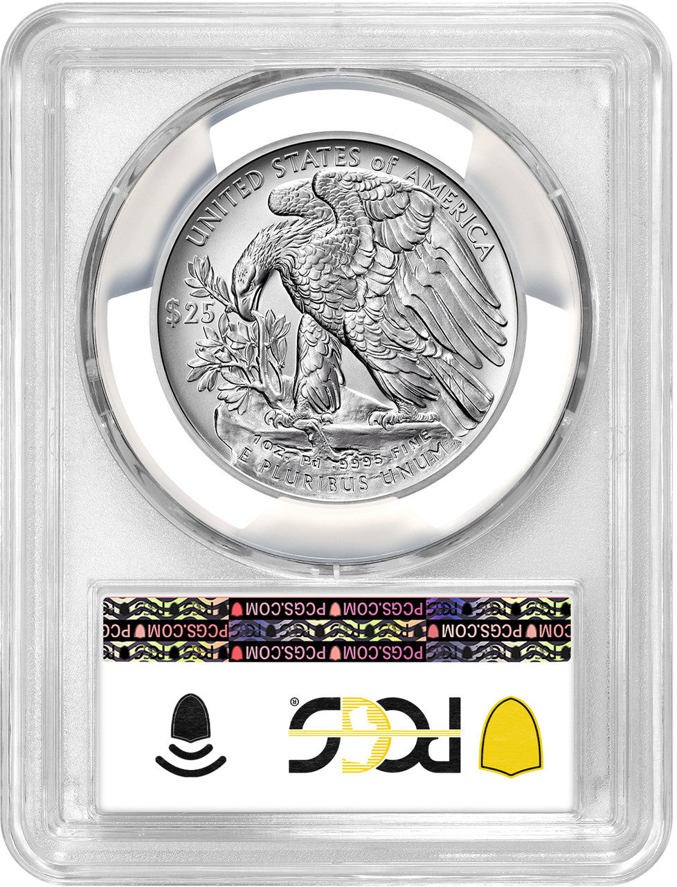 2023-W Palladium Burnished Eagle Flag Advanced Release PCGS SP70