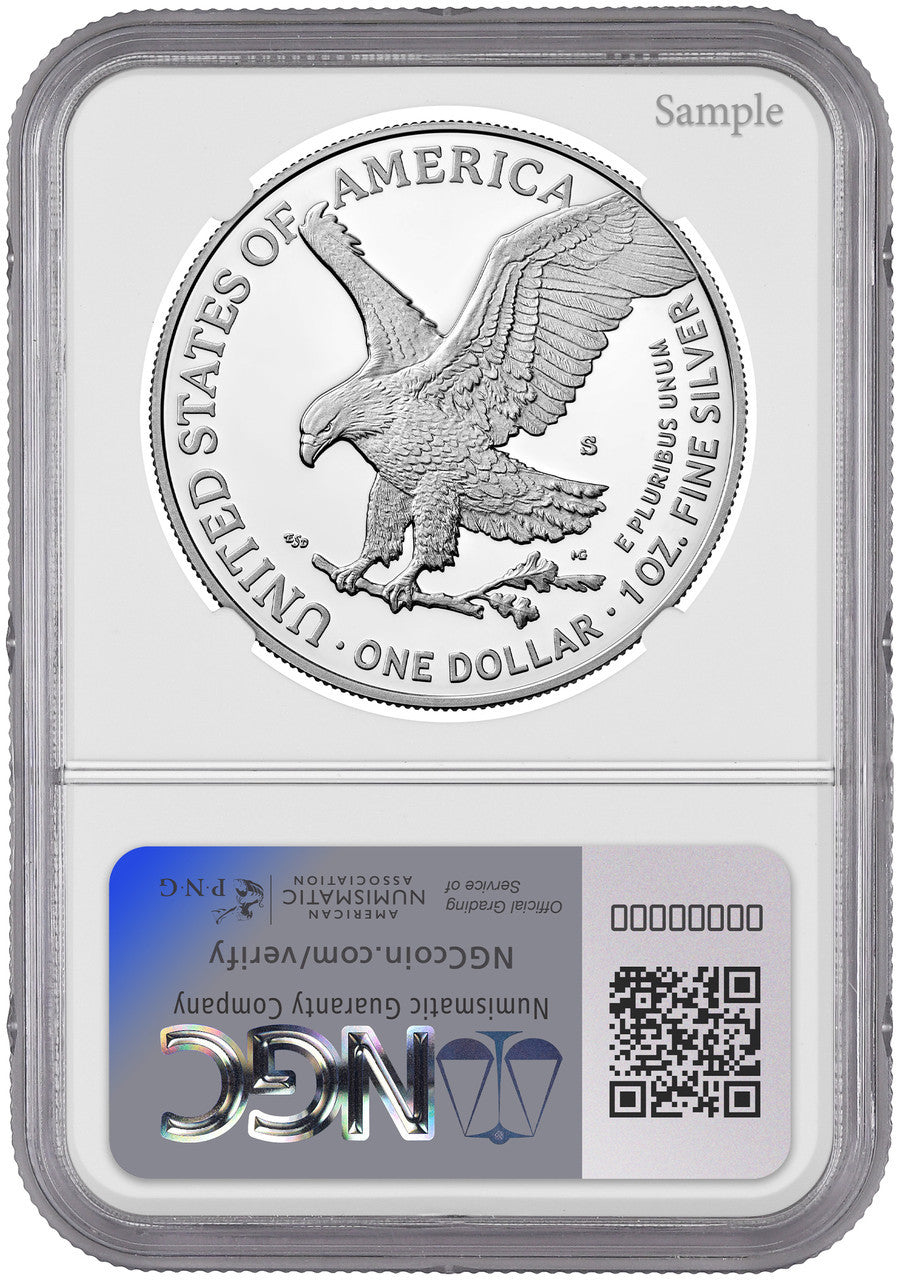 2024-S Proof Silver Eagle First Day of Issue NGC PF70