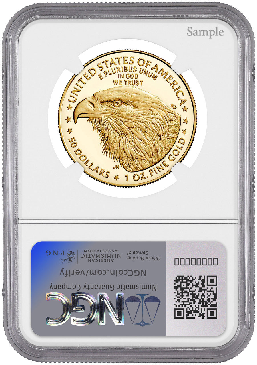 2024 W $50 1 oz Gold Eagle FDI NGC PF70 Ultra Cameo
