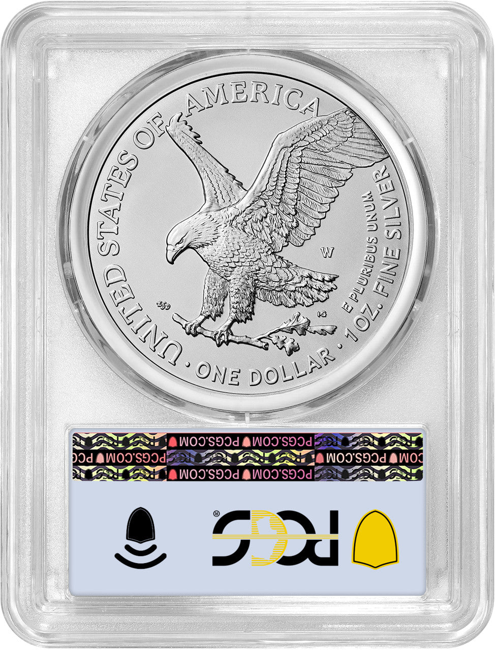 2024 W Burnished Silver Eagle First Day of Issue PCGS SP70