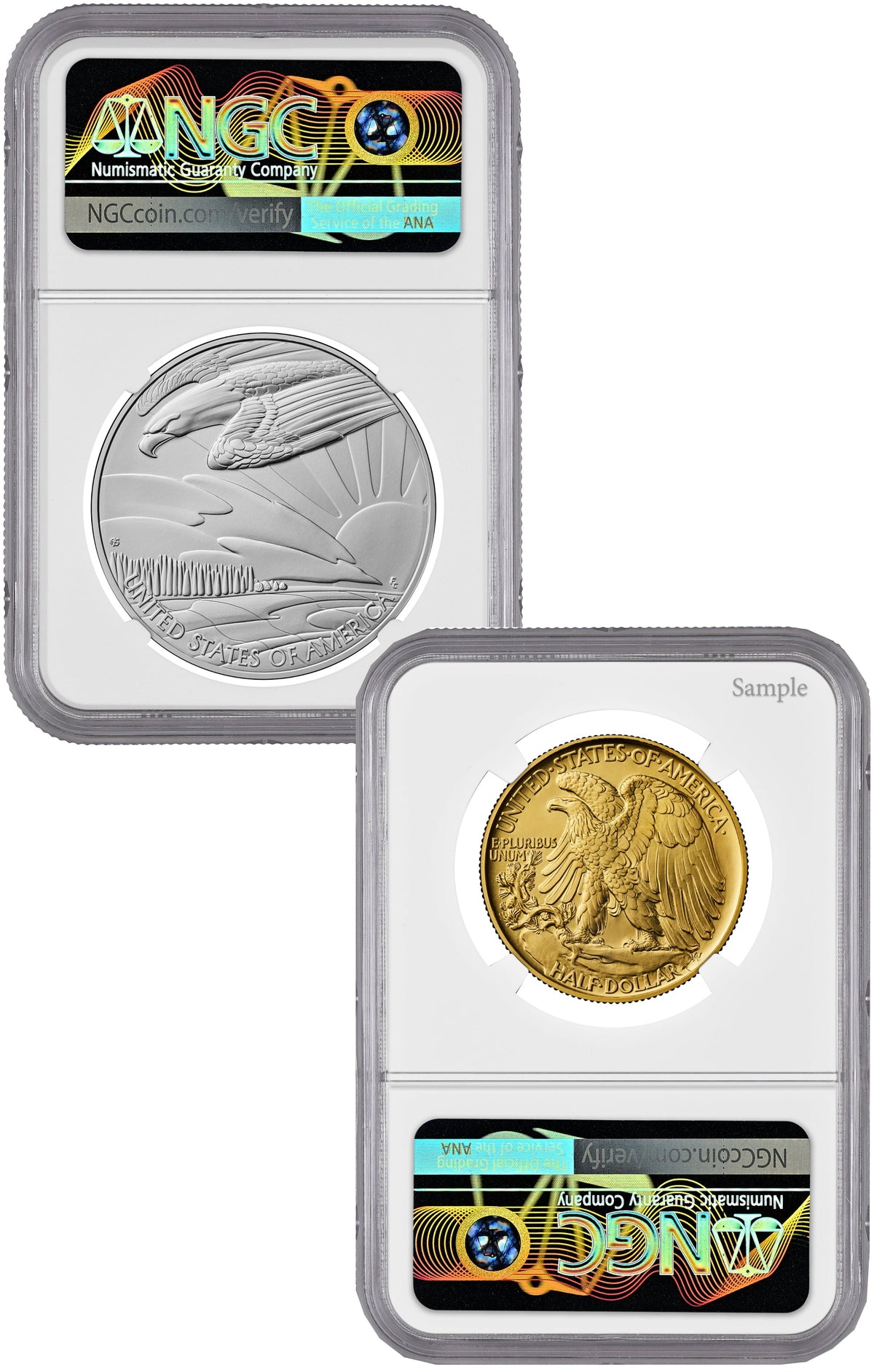 2026-W Gold Walking Liberty Half & Silver Medal Set FDI NGC SP70 Hancock