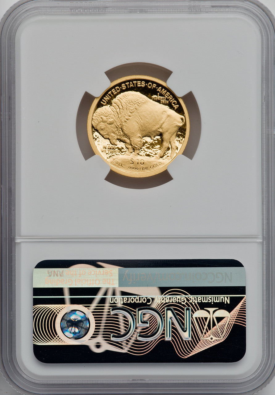 2008-W $10 Quarter-Ounce Gold Buffalo NGC PF70