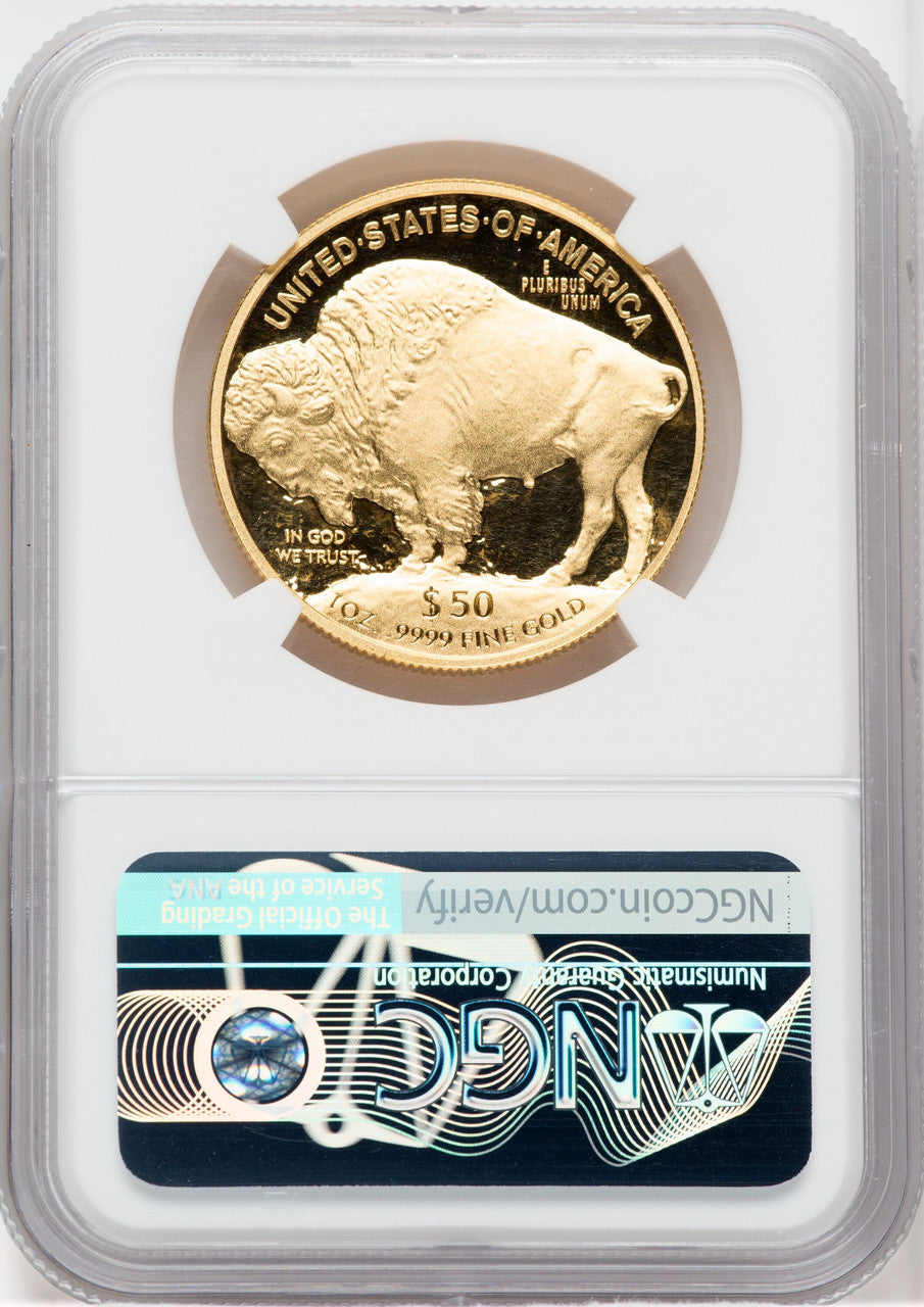 2017-W $50 One-Ounce Gold Buffalo NGC PF70