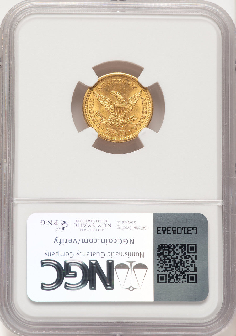 1906 $2.50 Liberty Quarter Eagle NGC MS65 (506636001)