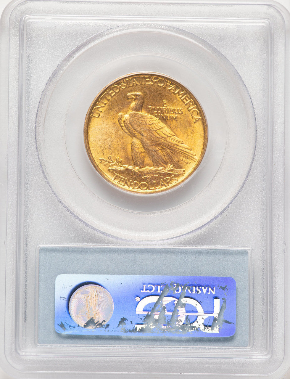 1907 $10 No Motto Indian Eagle PCGS MS63 (507342003)