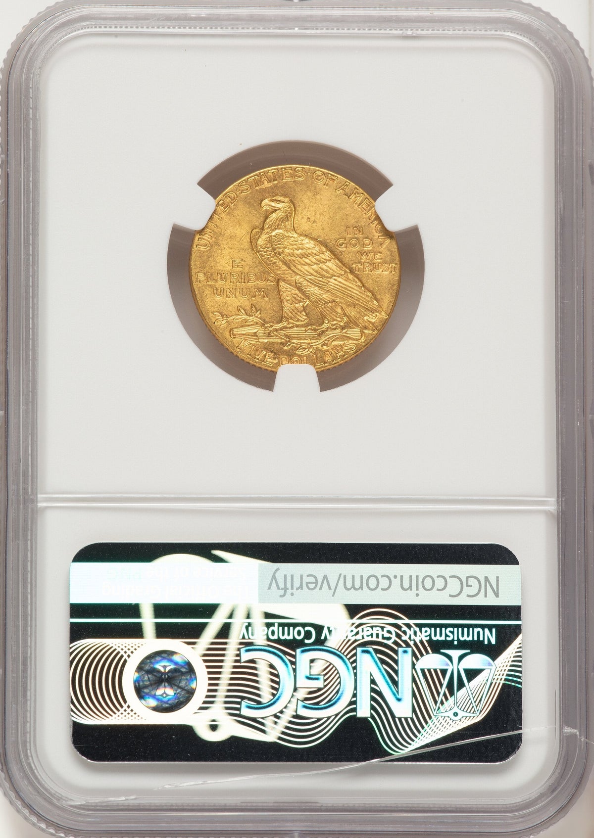 1910 $5 Indian Half Eagle NGC MS64