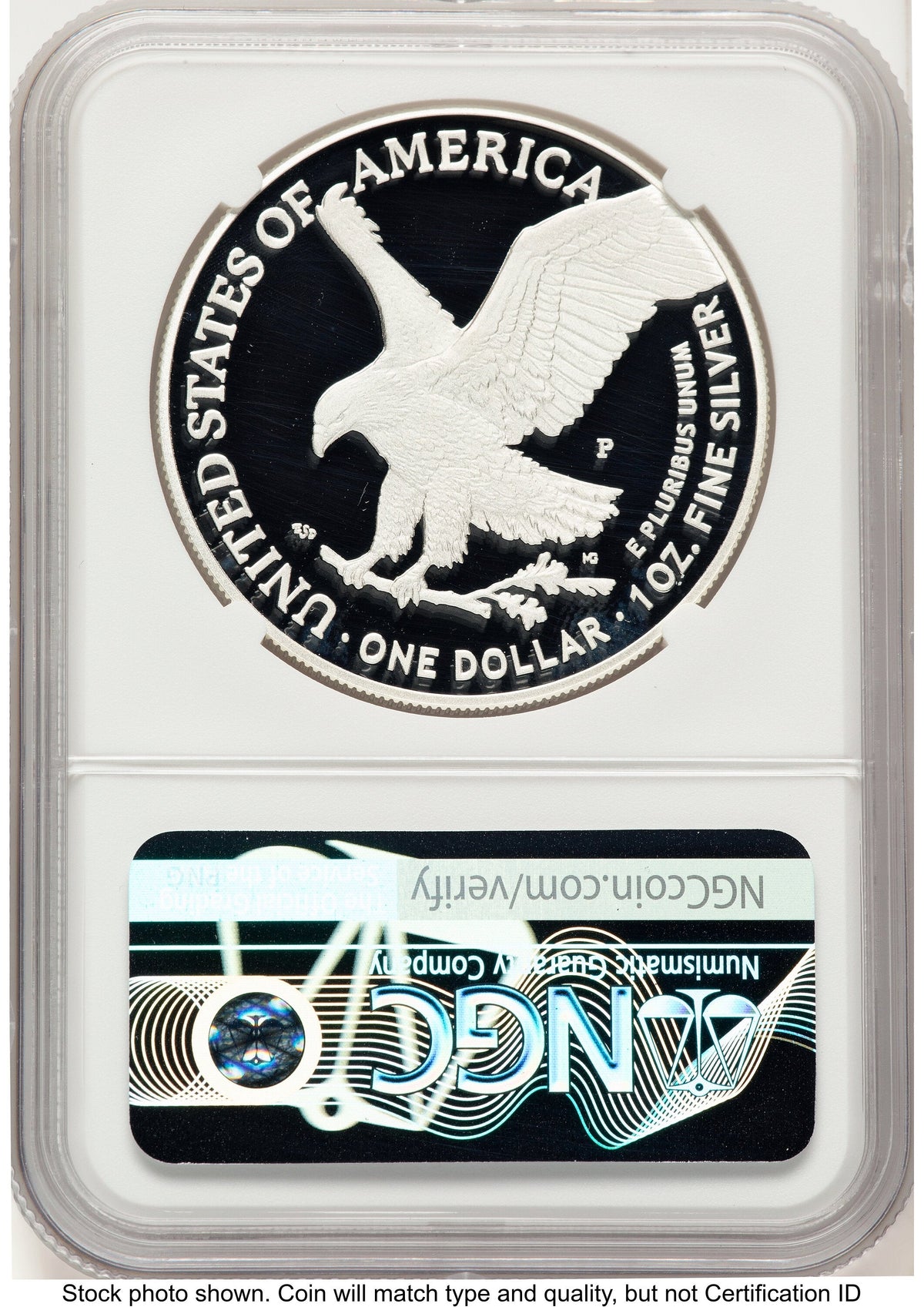 2025-P Proof Silver Eagle Privy U.S. Marine Corps 250th Anniversary 1 oz Ron Harrigal NGC PF69