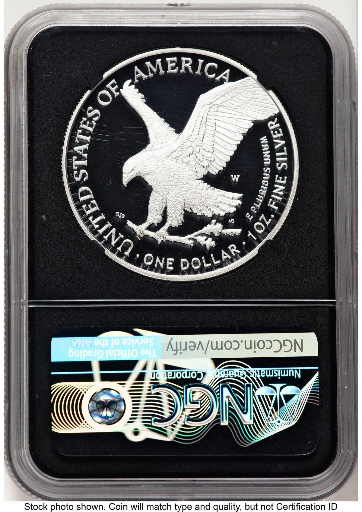 2021-W TY2 Proof Silver Eagle 1 oz FDI Michael Gaudioso NGC PF70