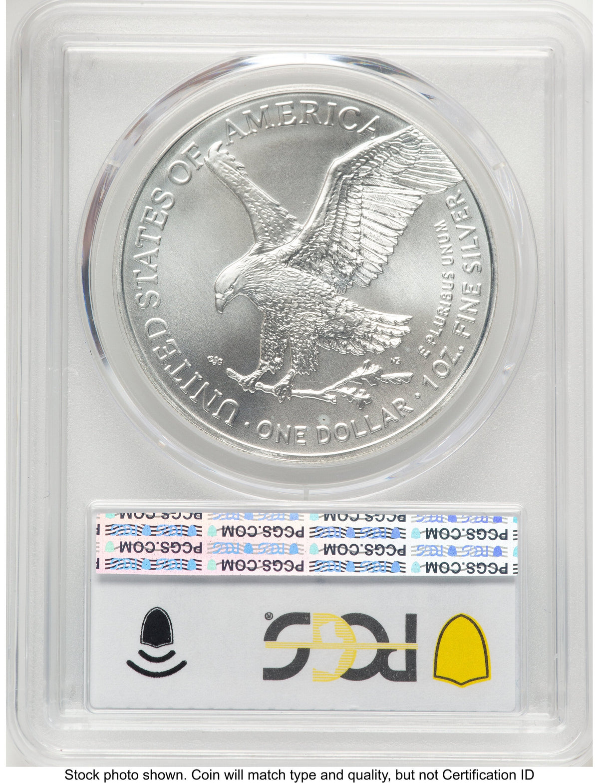 2023 Silver Eagle Blue Gradient PCGS MS70