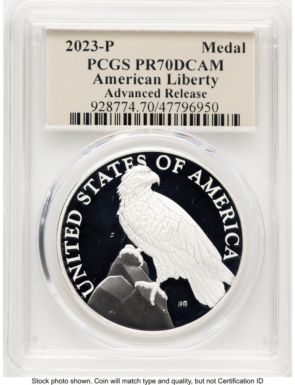 2023-P Silver American Liberty High Relief Medal AR PCGS MS70 Thomas Cleveland