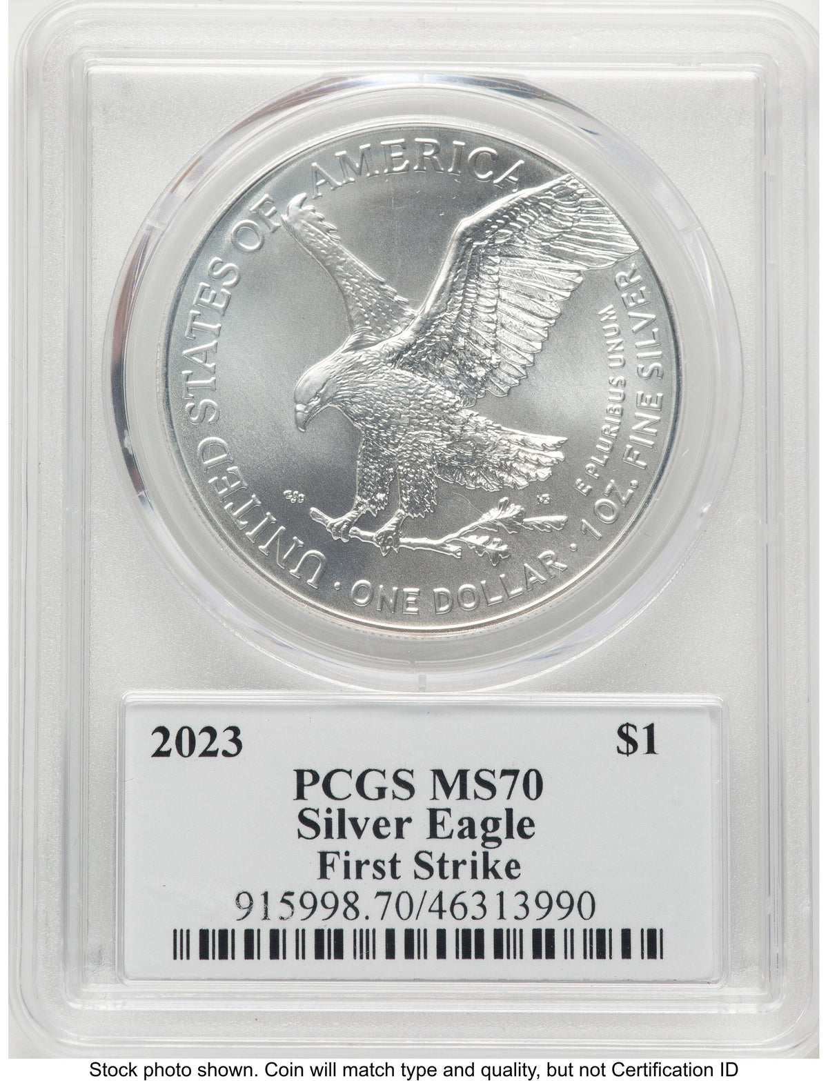 2023 Silver Eagle FS David Hall PCGS MS70