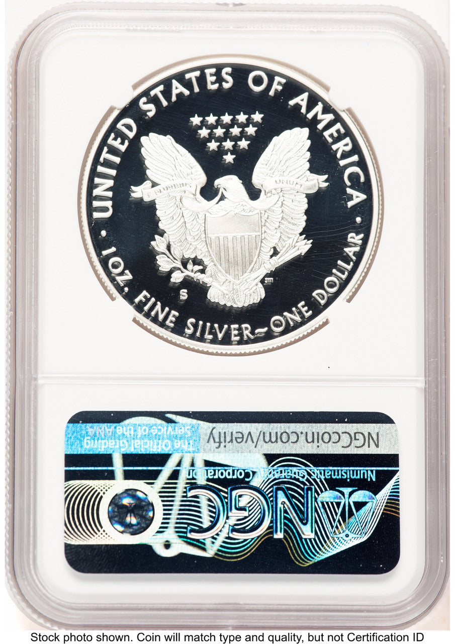 2020-S Proof Silver Eagle 1 oz FDI John NGC PF70 Mercanti (772045217)