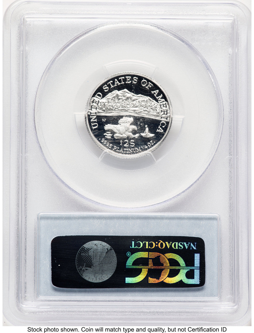 2002-W Proof Platinum Eagle 1/4 oz Blue Label PCGS PR70 (773265024)