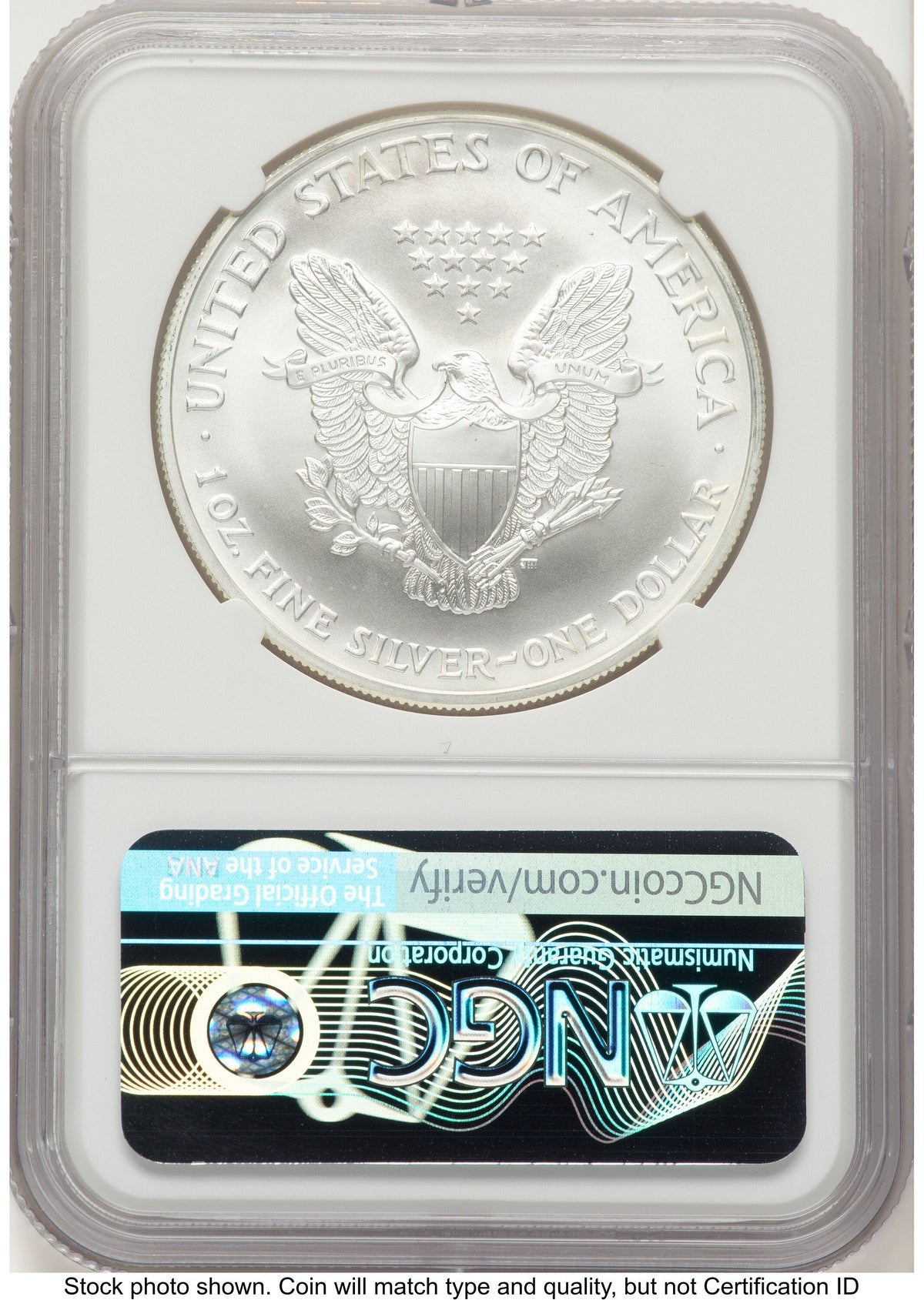 2005 Silver Eagle John NGC MS70 Mercanti