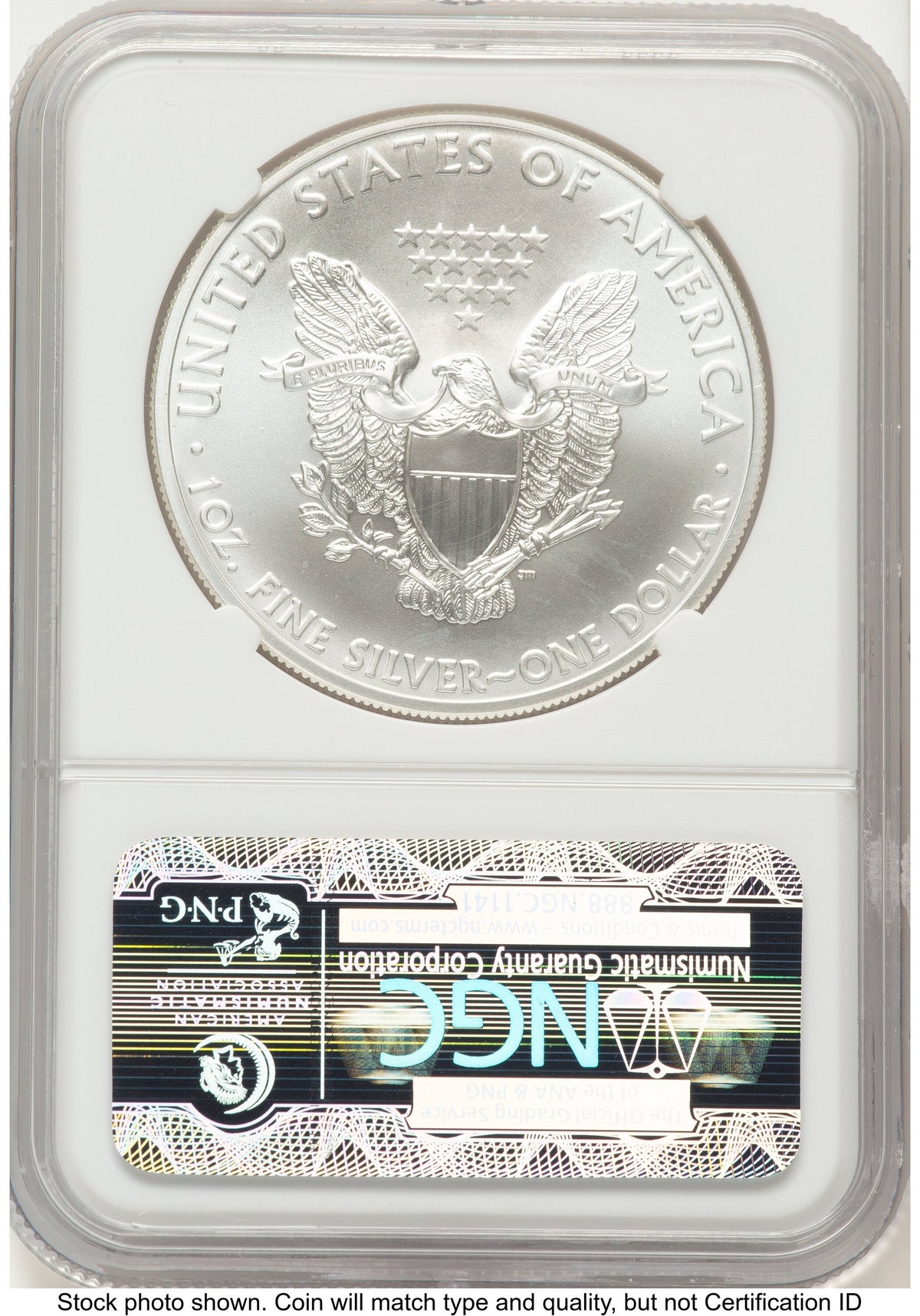 2012-(S) Silver Eagle FR San Francisco Bridge Label NGC MS70