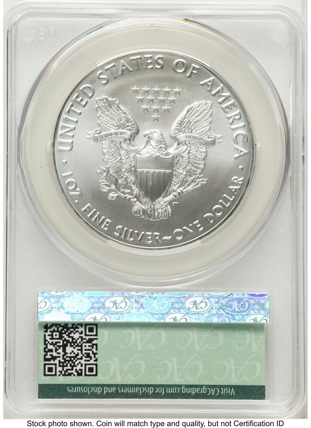 2020 Silver Eagle Ron Drzewucki CACG MS70