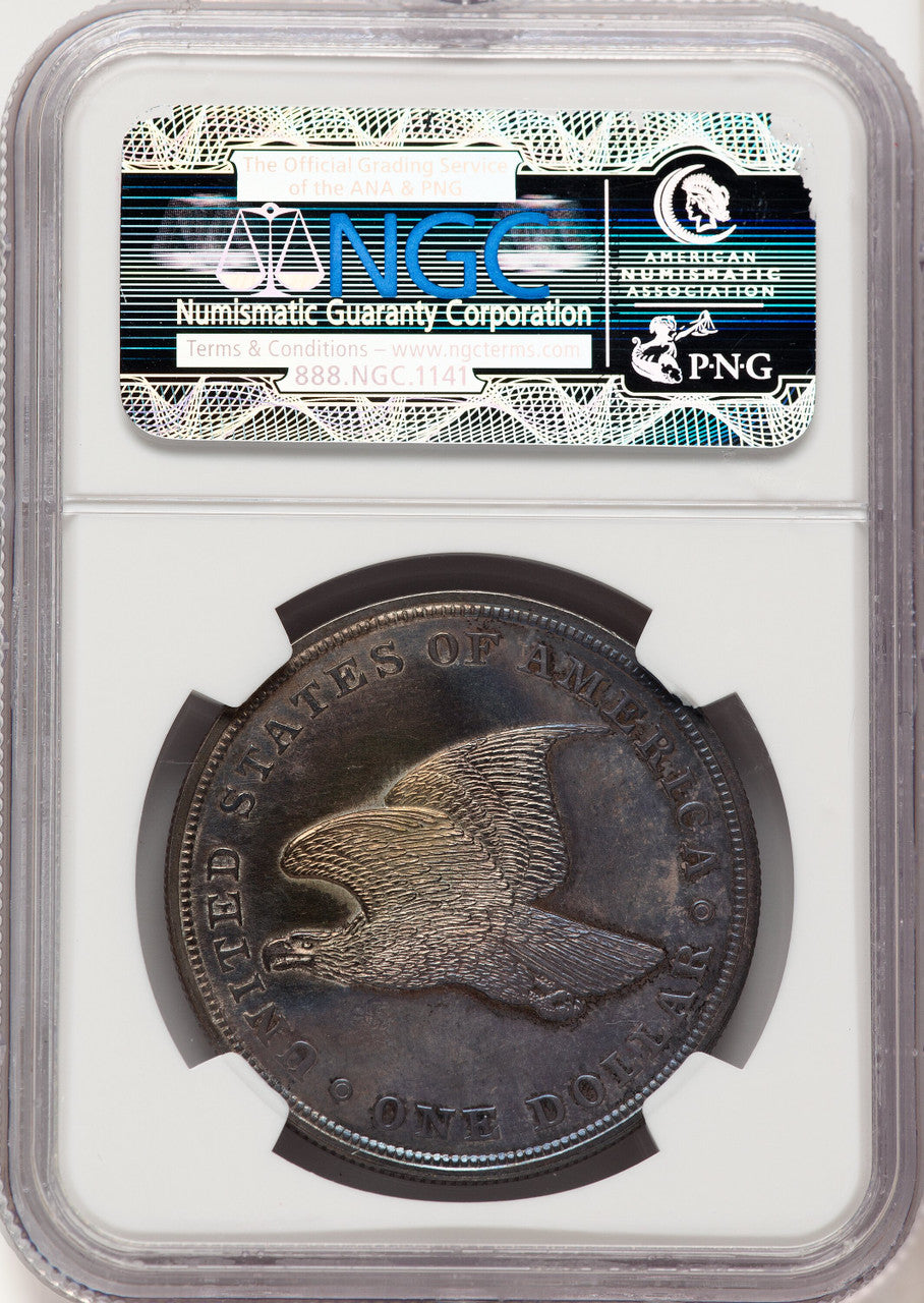 1839 Name Omitted Judd-104 Restrike Gobrecht Dollar NGC MS64