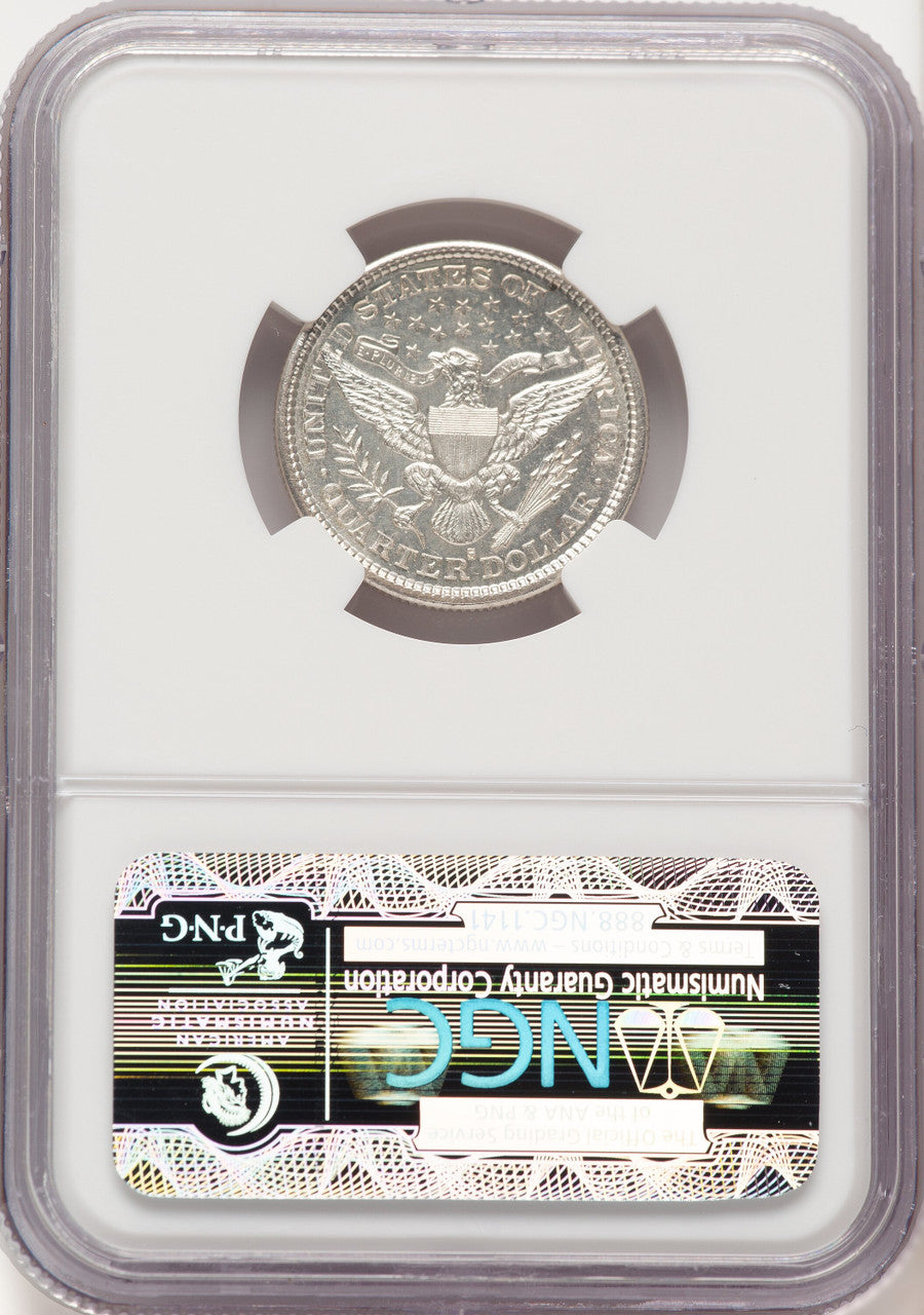 1896-S 25C Barber Quarter NGC MS64