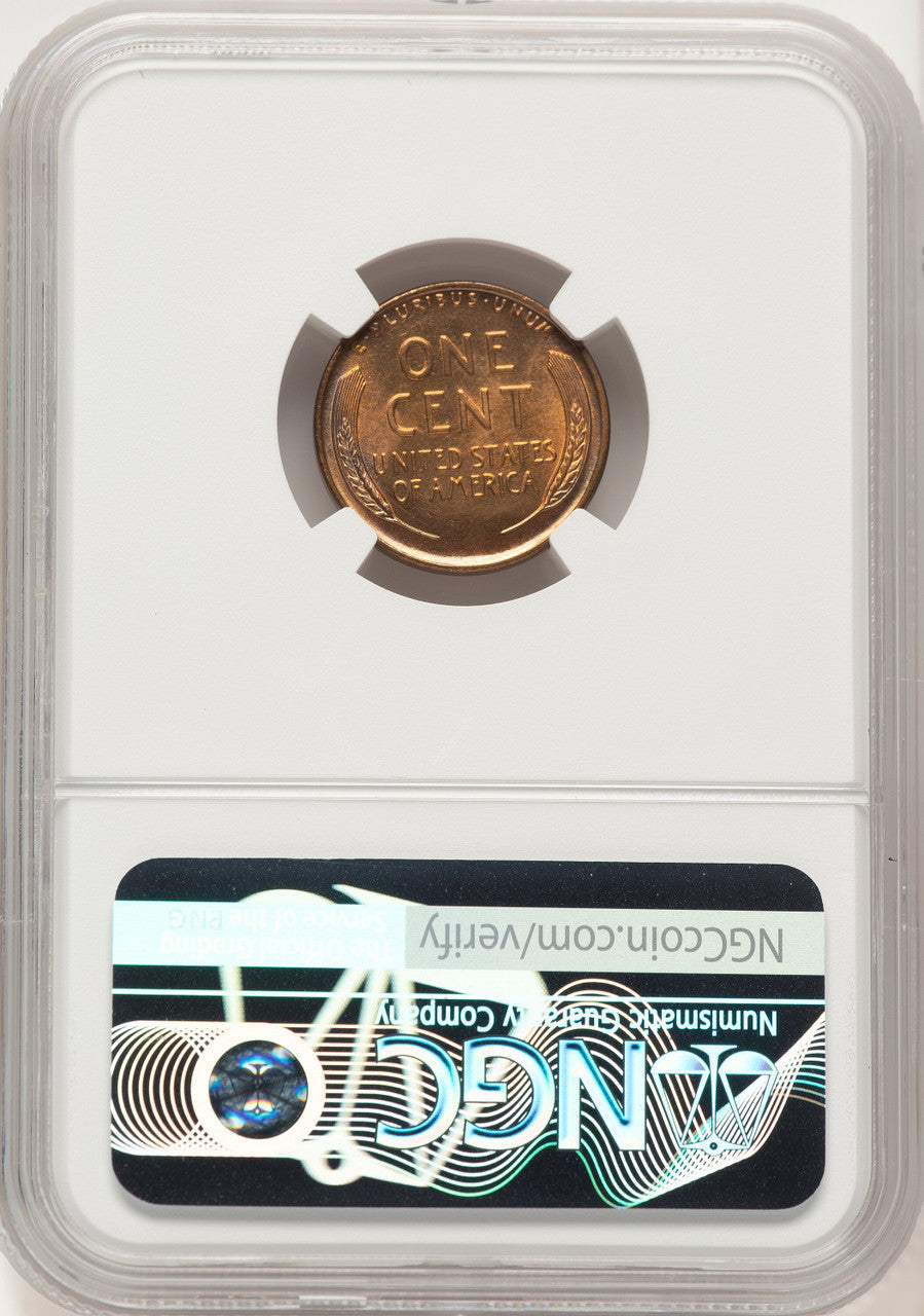 1934 1C RD Lincoln Cent NGC MS67