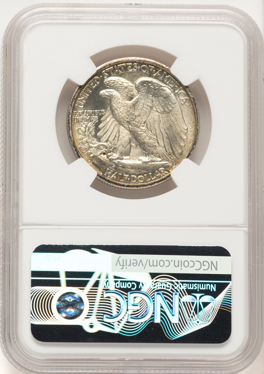 1939-S 50C Walking Liberty Half Dollar NGC MS67 (783057009)