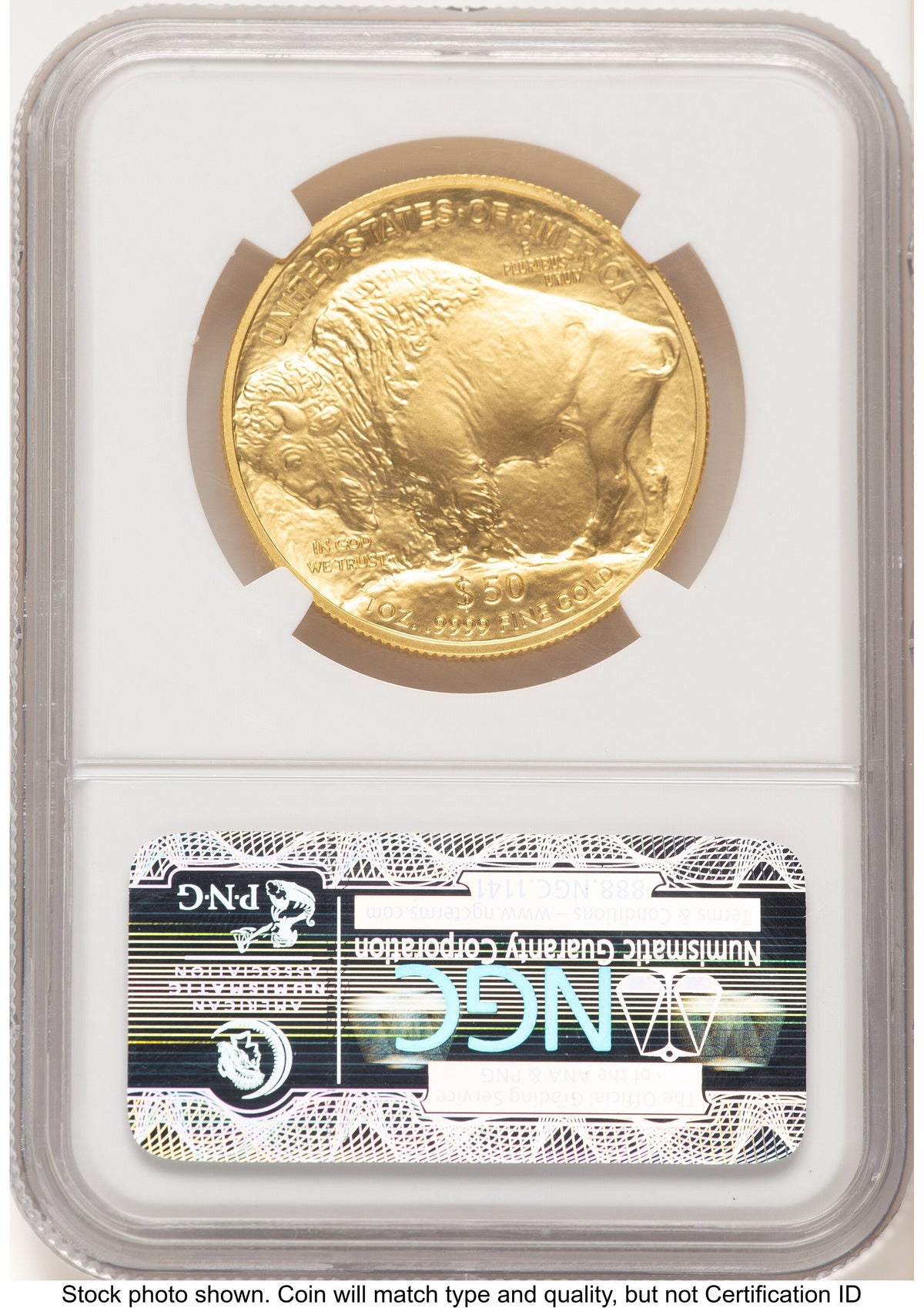 2008-W Burnished Gold Buffalo 1 oz Brown Label NGC MS70