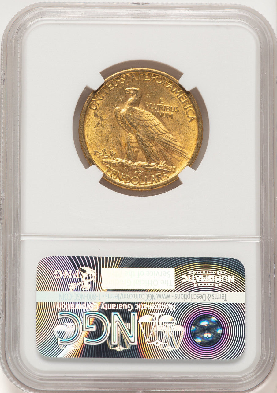 1907 $10 No Motto Indian Eagle NGC MS62 (784014020)