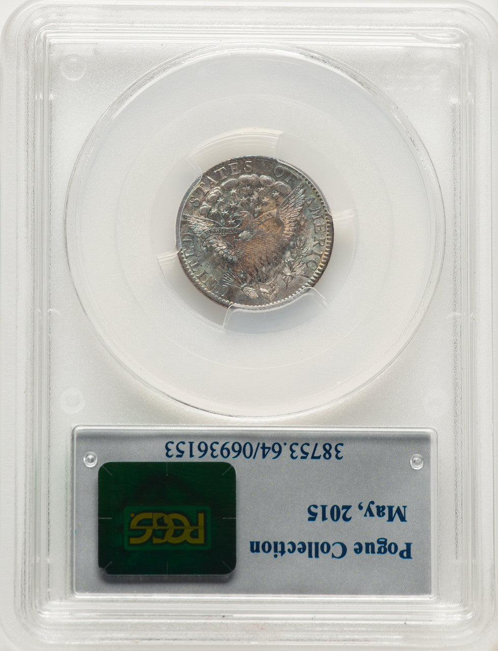 1798 10C Large 8 JR-4 CAC Early Dime PCGS MS64