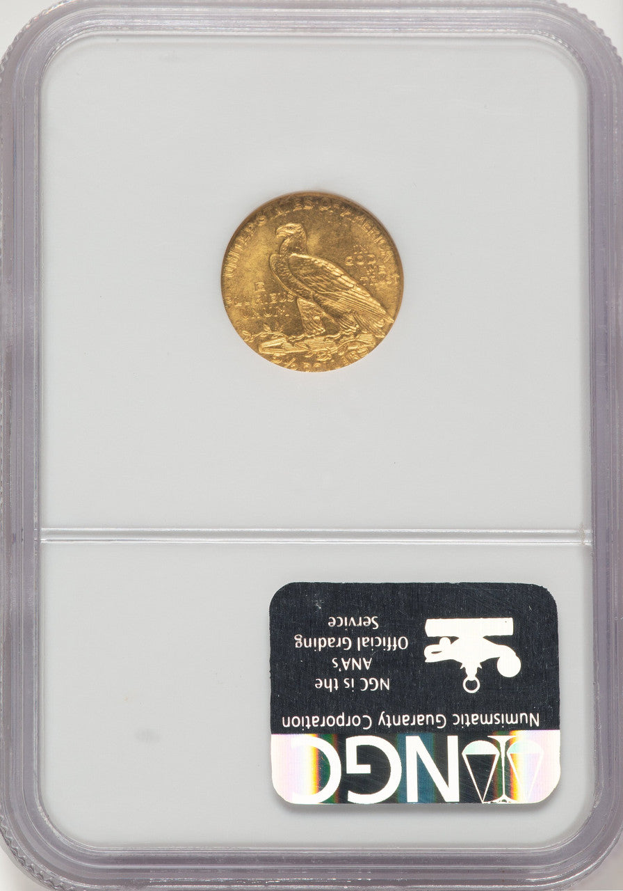 1908 $2.50 Indian Quarter Eagle NGC MS64