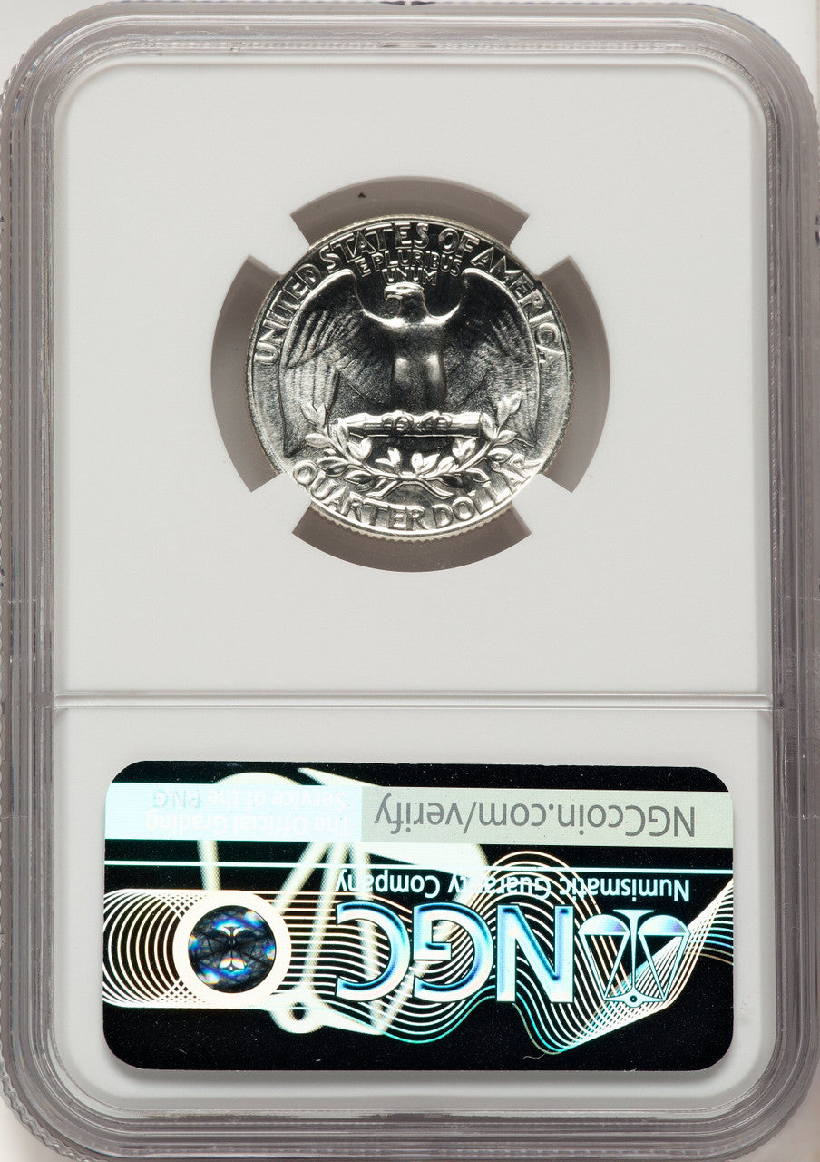 1940 25C Proof Washington Quarter NGC PR68