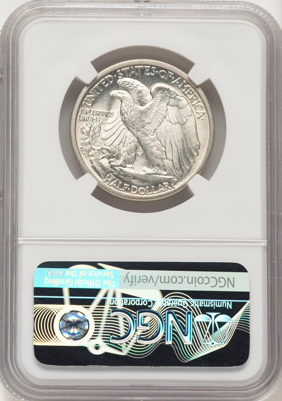 1917-S 50C OBVERSE Walking Liberty Half Dollar NGC MS63