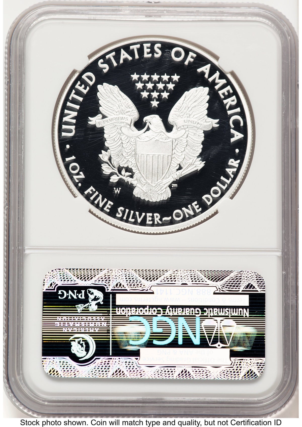 2011-W Proof Silver Eagle 1 oz Brown Label NGC PF70