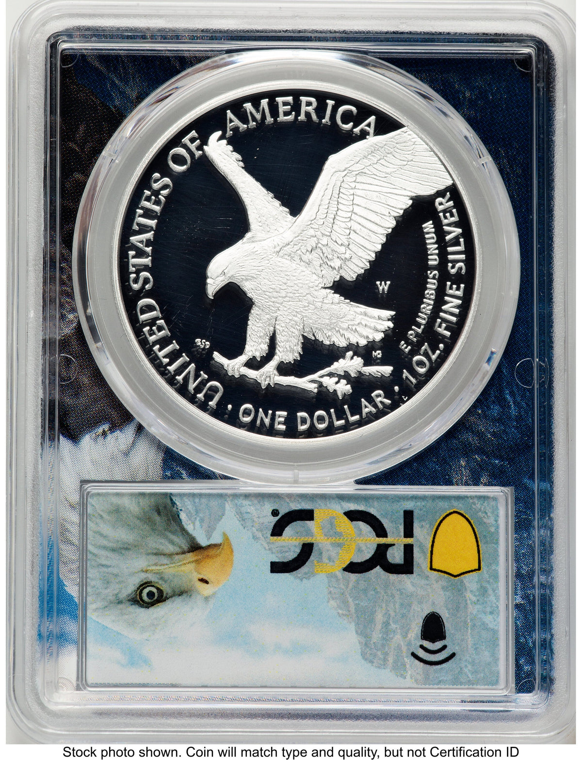 2021-W TY2 Proof Silver Eagle 1 oz FS Eagle Mountain Core/Label PCGS PR70