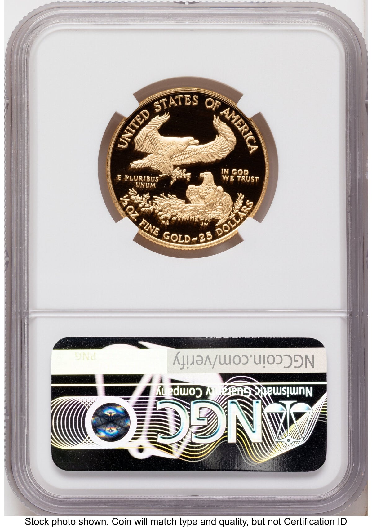 2011-W Proof Gold Eagle 1/2 oz NGC PF70 Ed Moy