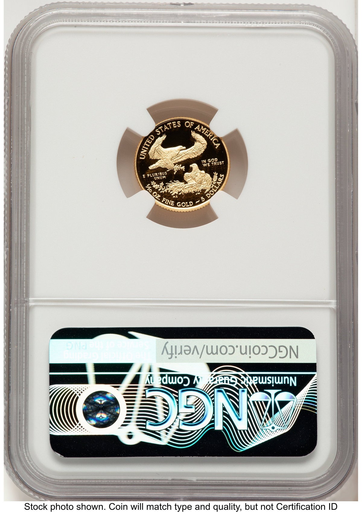 2014-W Proof Gold Eagle 1/10 oz Red Book NGC PF70