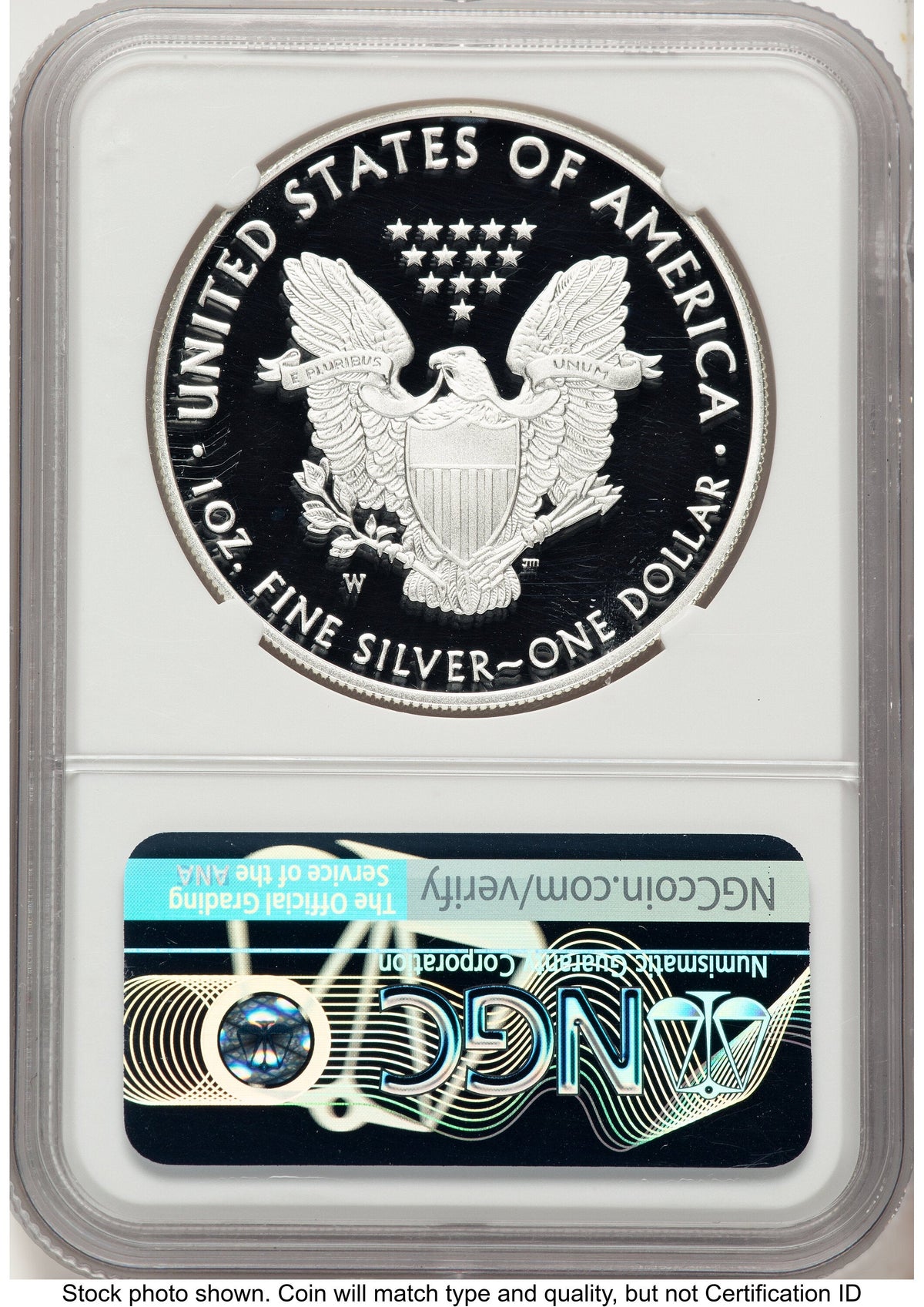 2020-W Proof Silver Eagle 1 oz ER John NGC PF70 Mercanti