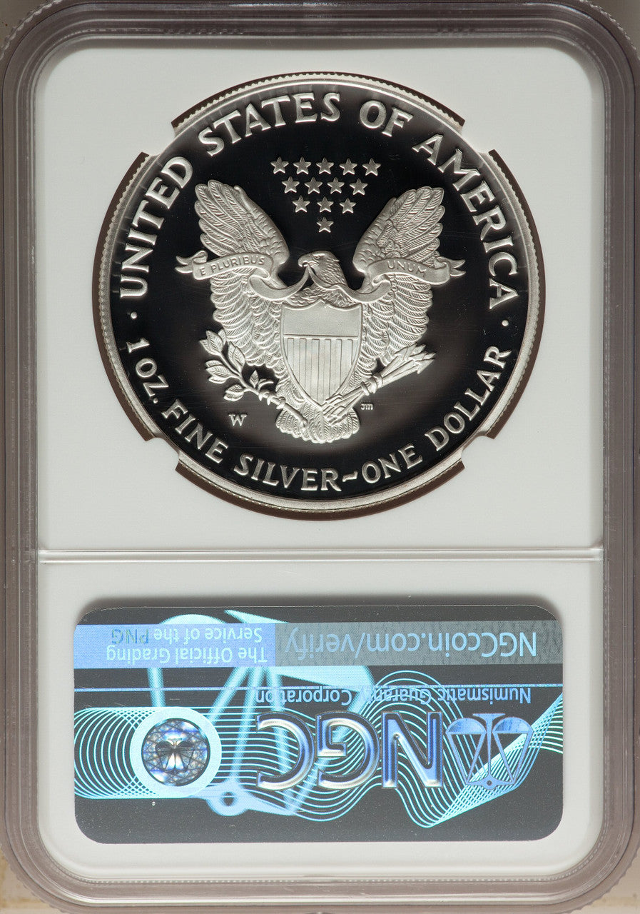 2004-W S$1 Silver Eagle NGC PF70