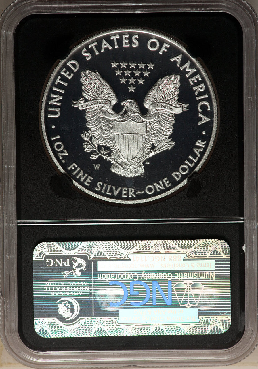 2015-W S$1 Silver Eagle First Strike NGC PF70