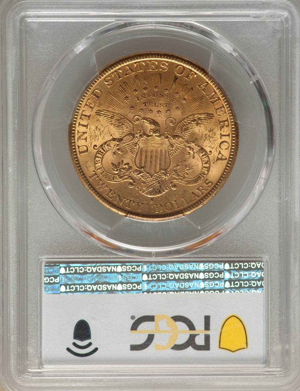 1893-S $20 Liberty Double Eagle PCGS MS61
