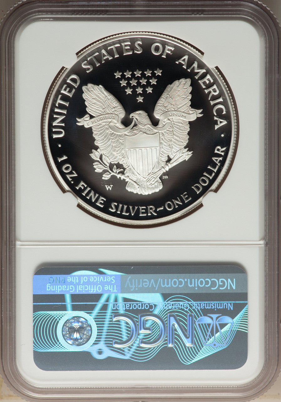 2005-W S$1 Silver Eagle NGC PF70