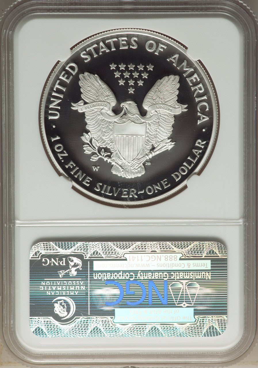2004-W S$1 Silver Eagle NGC PF70