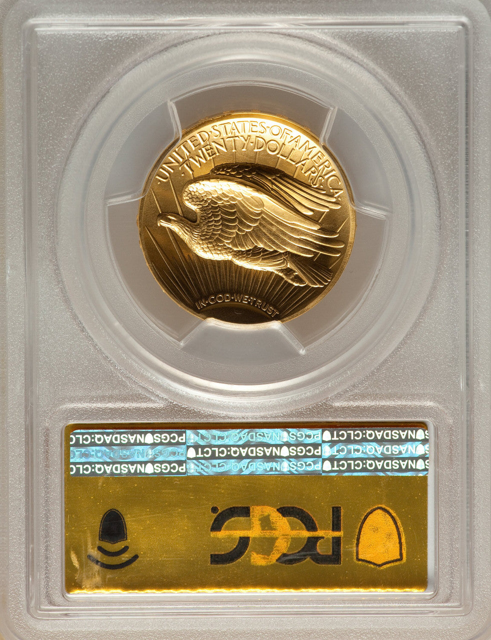 2009 $20 One-Ounce Gold Ultra High Relief Twenty Dollar PCGS MS70