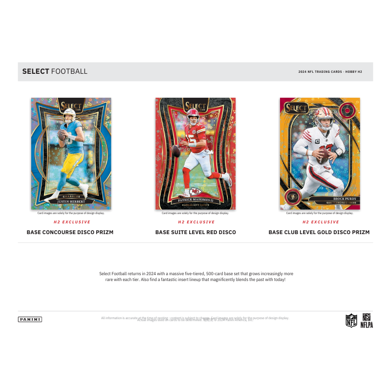 2024 Panini Select Football H2 Hybrid Box