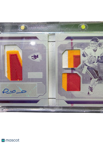 2020 Panini Playbook Material Auto 1/1 Patrick Mahomes II #PMA-PM Booklet Patch
