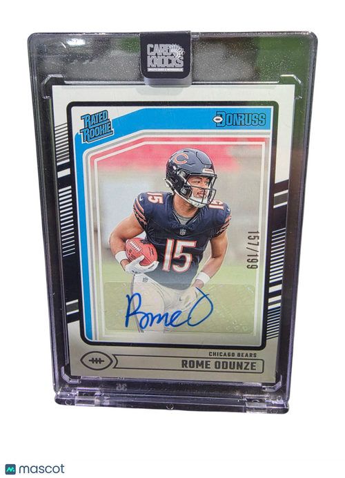 2024 Panini Donruss Rated Rookie Rome Odunze #309 157/199